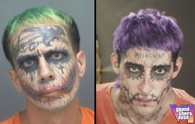 Florida Joker and GTA 6 character.