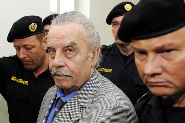 Defendant Josef Fritzl at court in St. Poelten, Austria in 2009. 