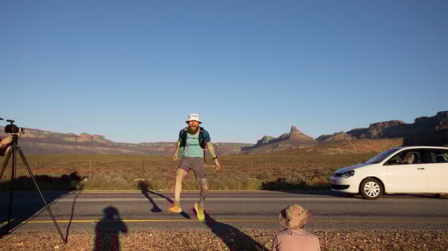 Starting at the most southerly point in South Africa, Cook is running all the way to Tunisia.