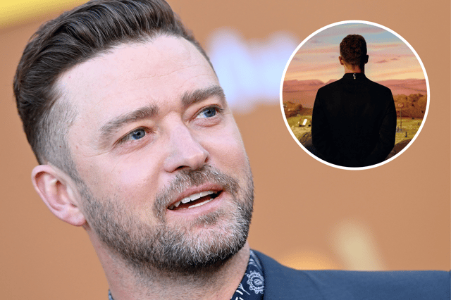 Justin Timberlake in 2022, "Selfish" cover art