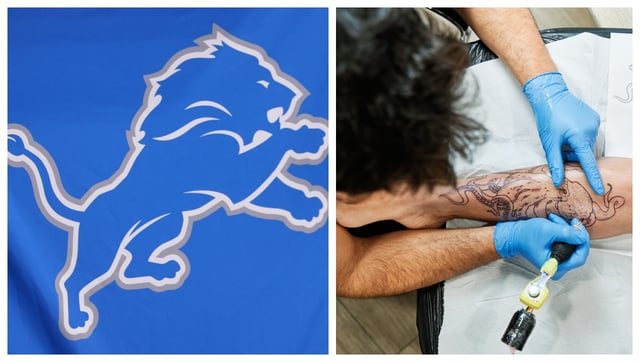 DETROIT LIONS TATTOO