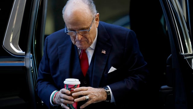 Former New York City Mayor Rudy Giuliani