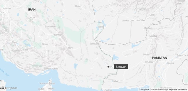Unidentified gunmen killed nine Pakistani workers on Saturday in the Iranian city of Saravan, in the restive southeastern border region, according to Pakistani officials.