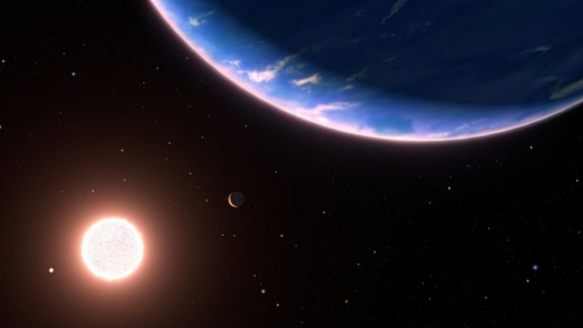 NASA's Hubble detects water vapor in small exoplanet's atmosphere