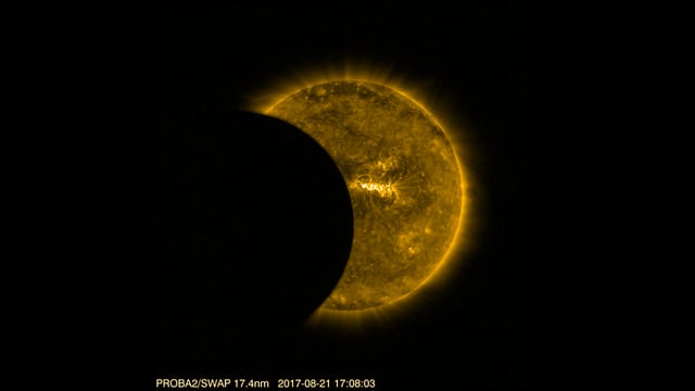 Proba-2 partial eclipse.