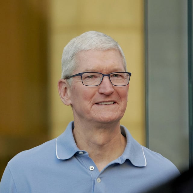 We're "incredibly excited" about AI, said Cook. 