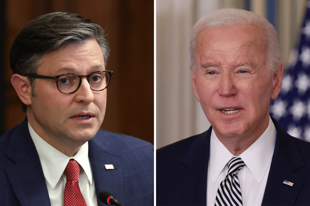 joe biden mike johnson border