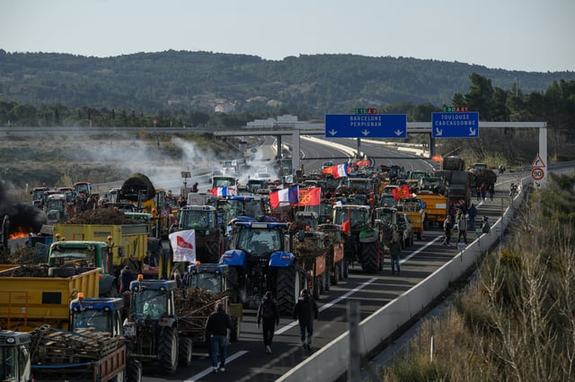 Farmer protest France