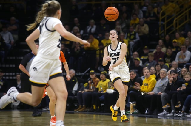 Iowa superstar Caitlin Clark, known for her logo 3s, is also the best passer in college basketball.
