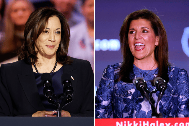 Kamala Harris Nikki Haley popularity compared