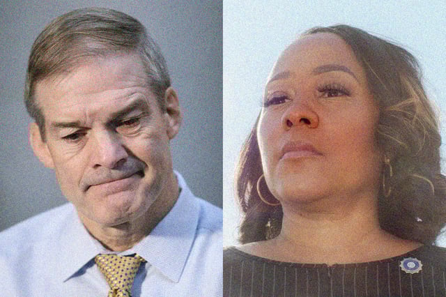 Jim Jordan and Fani Willis.
