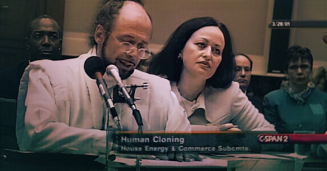 Claude Vorilhon sat next to a woman in court