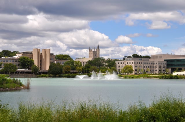 The campus at Northwestern University in Evanston, Illinois. (Shutterstock)