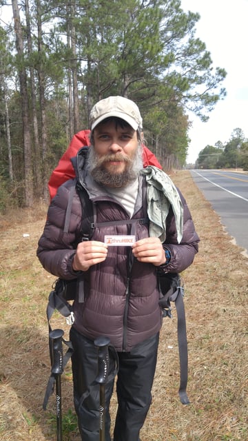An undated photo of the hiker Vance Rodriguez, nicknamed "Mostly Harmless." 