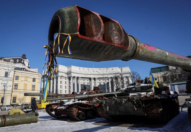 UKRAINE-CRISIS/ANNIVERSARY-MOOD-KYIV