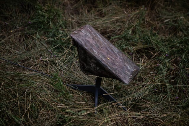 Starlink system pictured in Kherson in 2022