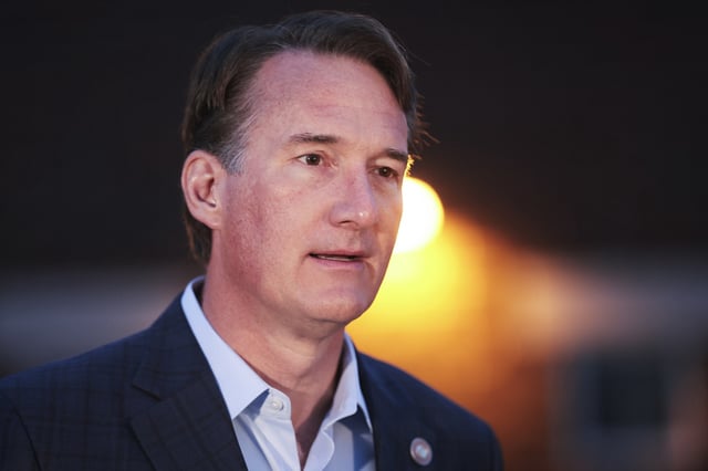 Virginia Governor Glenn Youngkin on Nov. 7, 2023 in Ashburn, Va.