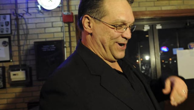 Former Bear Steve McMichael at his restaurant, Mongo McMichael’s, in April 2013. | Sun-Times file photo