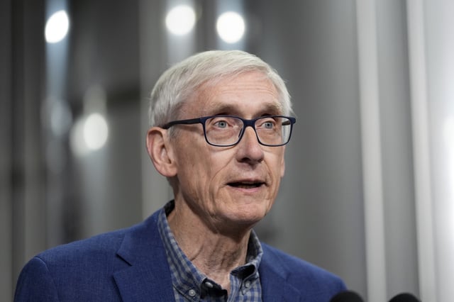 Wisconsin Gov. Tony Evers speaks Thursday, Jan. 25, 2024, in Superior, Wis. Wisconsin Democratic Gov. Tony Evers signed new legislative district maps into law on Monday, Feb. 19 that he proposed and that the Republicans who control the Legislature passed to avoid having the liberal-controlled state Supreme Court draw the lines. (AP Photo/Alex Brandon, File)