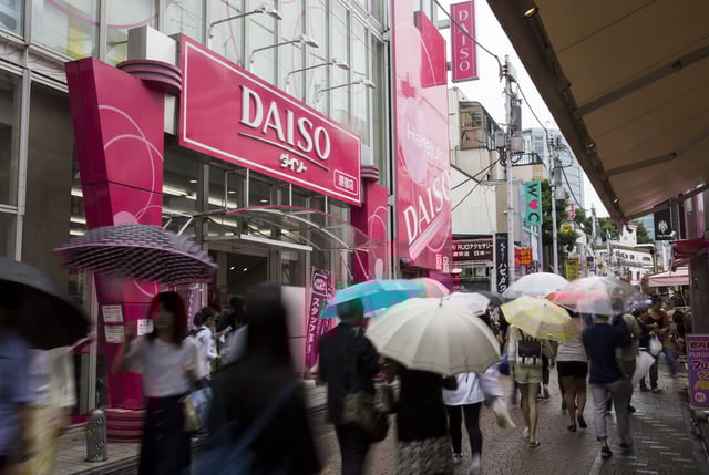 A Daiso store in the Harajuku area of Tokyo, Japan, on  June 30, 2017.