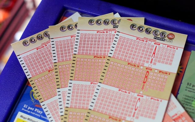 Powerball tickets. [Kyle Robertson/Dispatch file photo]