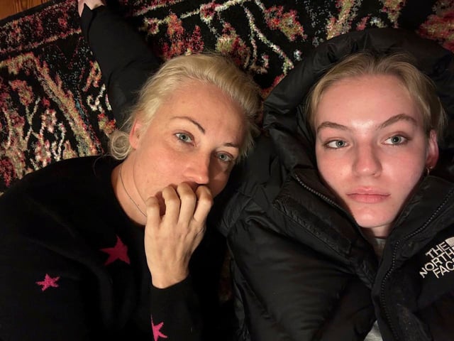 Russian opposition leader Alexei Navalny’s wife Yulia (left) and his daughter Daria Navalnaya pose for a selfie somewhere in the US. Photo: X/yulia_navalnaya via AP