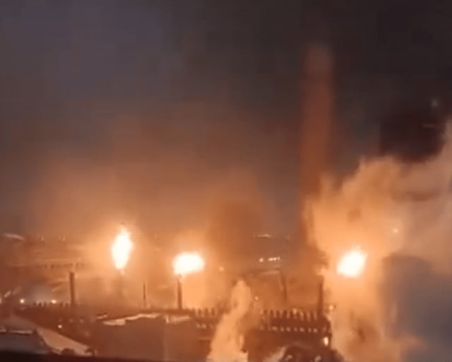 Fire at Lipetsk steel plant