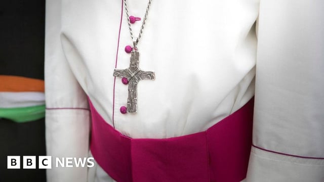 Cross pendant of a bishop in Burkina Faso
