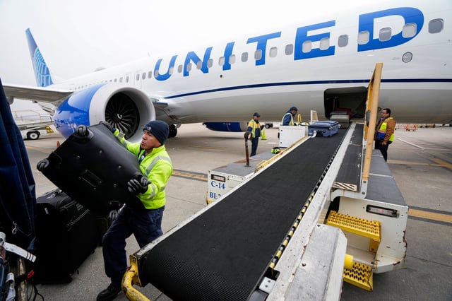 United Airlines is one of several US carriers to increase their baggage fees. Photo: AP