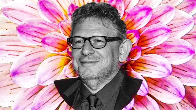 Lucian Grainge [Photos:  Amy Sussman/Getty Images for Universal Music Group, Tavin Dotson/Unsplash]
