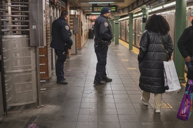 Police are investigating after a subway conductor was slashed on an A train.