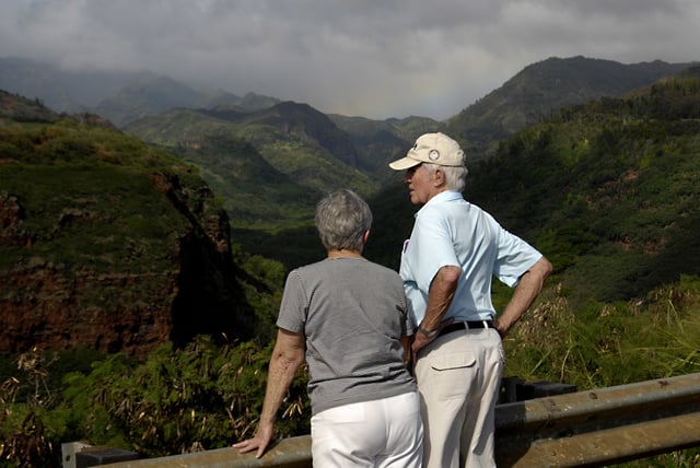 Elderly couple