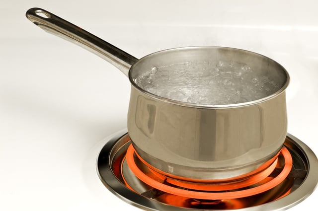 boiling water, thermodynamics
