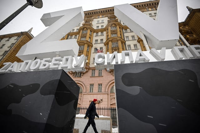 US Embassy in central Moscow