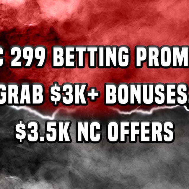 Sign up for the latest UFC 299 betting promos to wager on Sean O'Malley vs. Marlon Vera. Pre-register this weekend in NC for bonus bets.