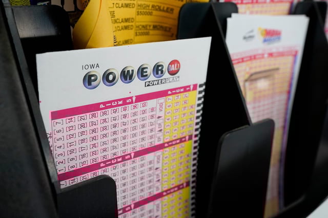 The latest Powerball drawing was Monday night.