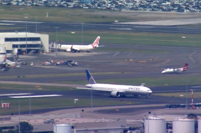 A United Airlines flight bound for San Francisco made an emergency landing at Sydney Airport in Australia on March 11, 2024.