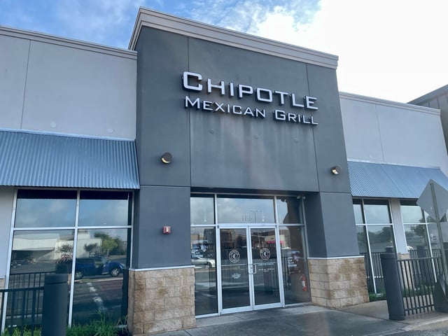 A Chipotle in Eatontown, New Jersey, is pictured.
