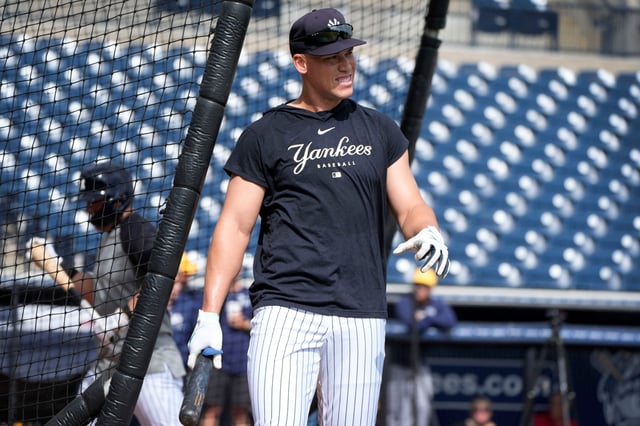 The New York Yankees' Aaron Judge is the highest paid outfielder in MLB.