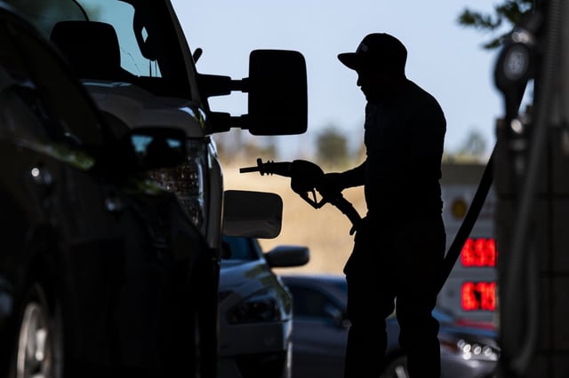 gasoline pump shadow