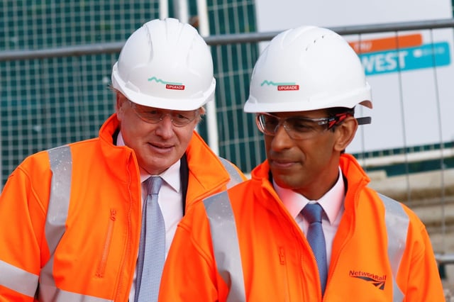 Boris Johnson and Rishi Sunak. Photo: PA Images / Alamy