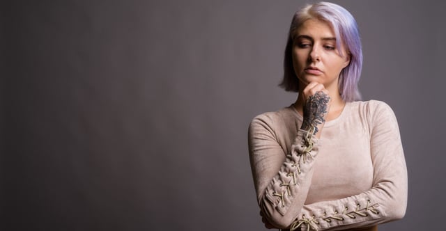 Over 20% of Gen Z women say they identify as bisexual, while only 5.4% say they identify as lesbian and 2.1% as transgender. (Photo illustration: Getty Images)