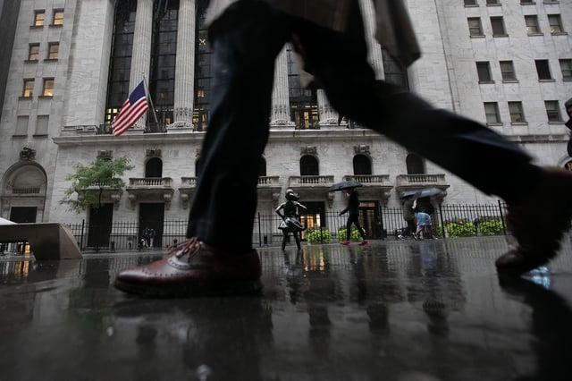 The New York Stock Exchange (NYSE) in New York, US, on Friday, Oct. 20, 2023.
