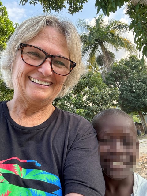 Miriam Cinotti was stuck in a remote village in the south of Haiti for three weeks.