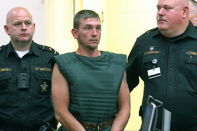 Chad Doerman appears in court on June 16, 2023.