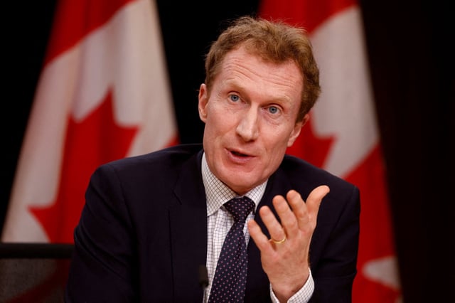 Canada’s Minister of Immigration Marc Miller takes part in a press conference in Ottawa, Ontario, in January. Photo: Reuters