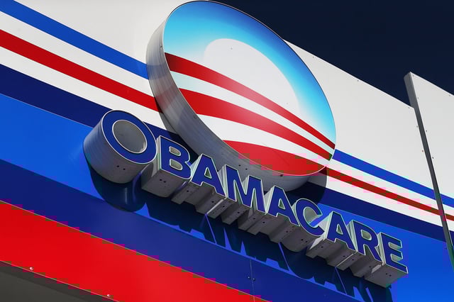 An Obamacare sign