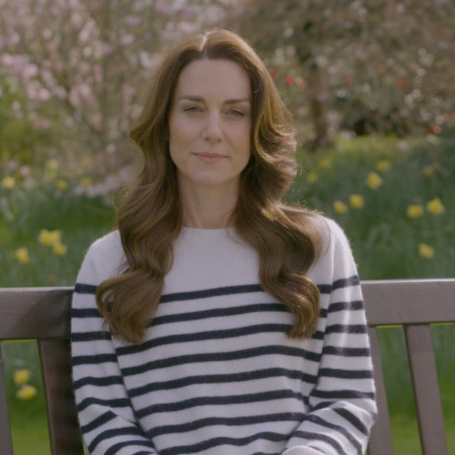 The Princess of Wales photographed during her cancer announcement, March 2024. The princess revealed her cancer diagnosis in a video shot in the grounds of Windsor Castle.