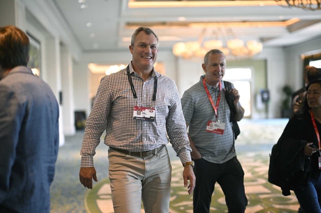 General manager John Lynch, above, hinted the 49ers and All-Pro wide receiver Brandon Aiyuk could be in the early stages of a testy contract showdown, but that the team would like to sign him to a long-term extension.