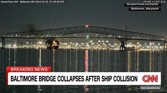 CNN - Live updates: Baltimore's Francis Scott Key Bridge collapses after ship collision